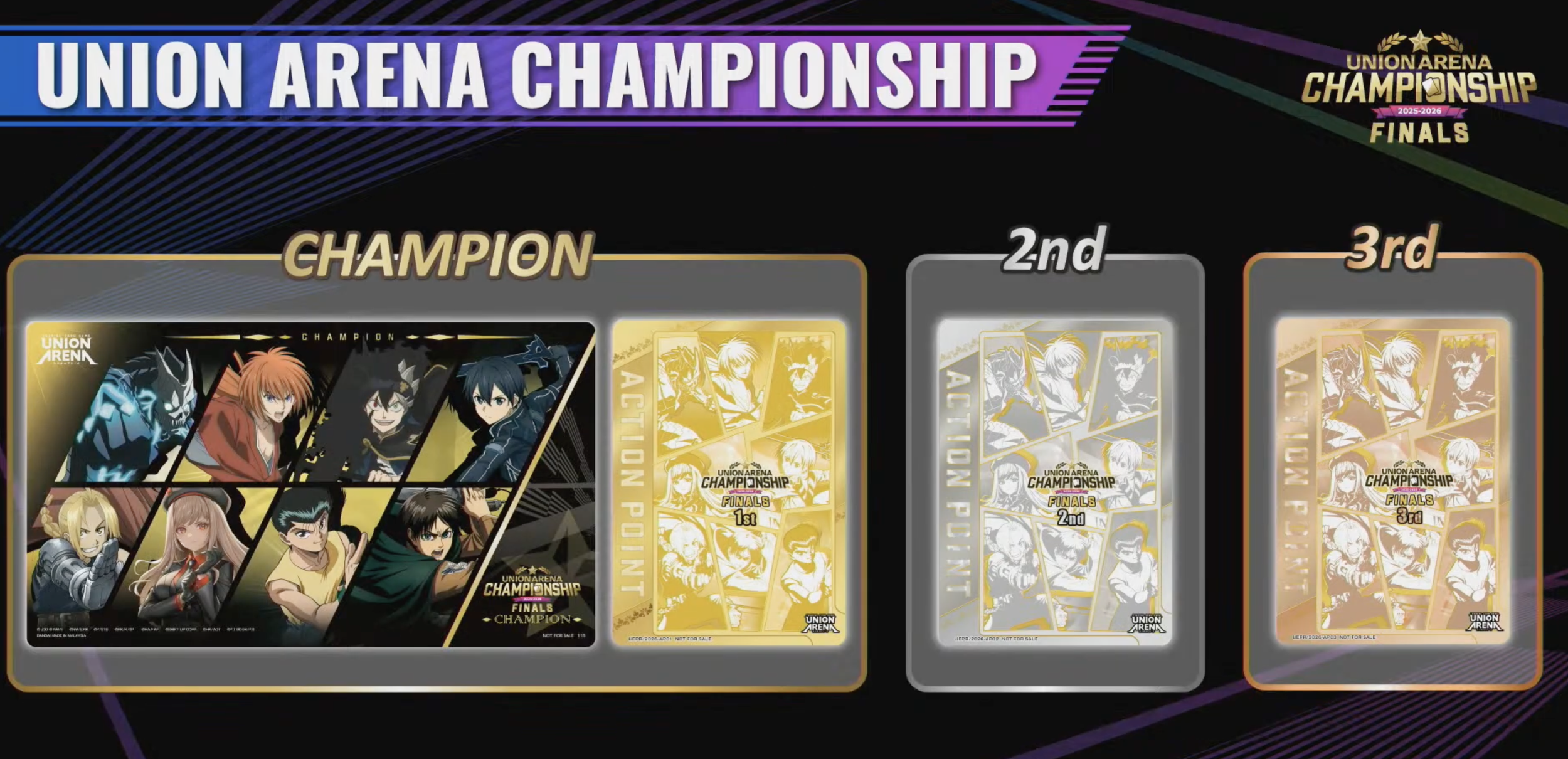 Big UNION ARENA News Headlines Bandai Card Games Fest Dallas 2025